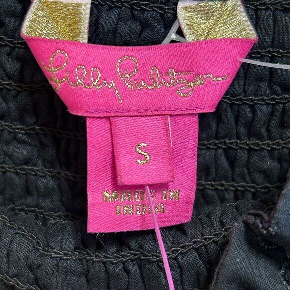 Lilly Pulitzer Arlynn Off-The-Shoulder Dress Boho Bash Eyelet - Picture 7 of 10